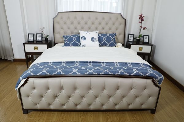 Modern Luxury Button-Tufted Bed - Modern Luxury collection