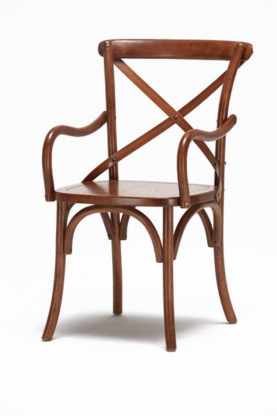 Toon Wood Cross-Back Armchair - Toon Wood collection